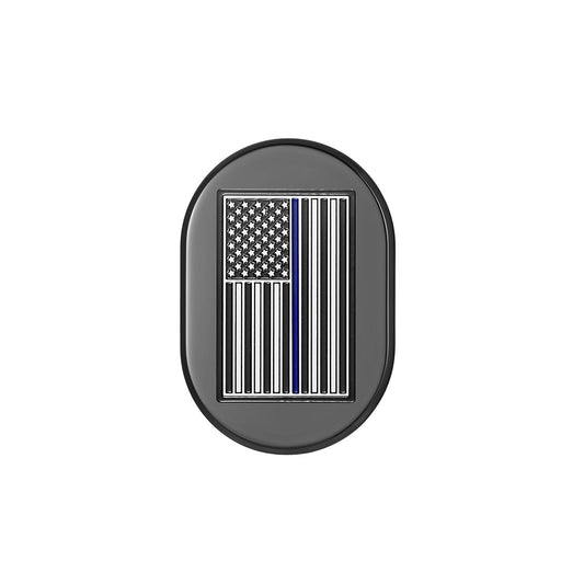 Harley-Davidson Black thin Blue Line Antenna Cover - Right - image 1