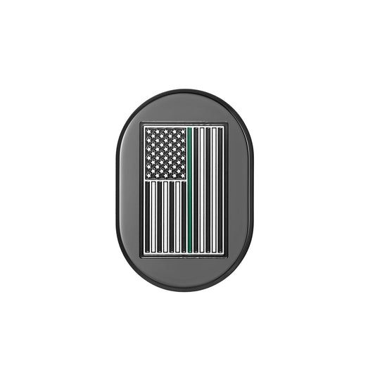 Harley-Davidson Black thin Green Line Antenna Cover - Right - image 1