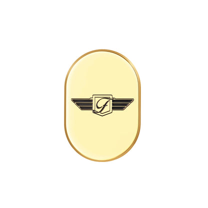 Harley-Davidson Gold FD Logo Blk. Antenna Cover - Right - image 1