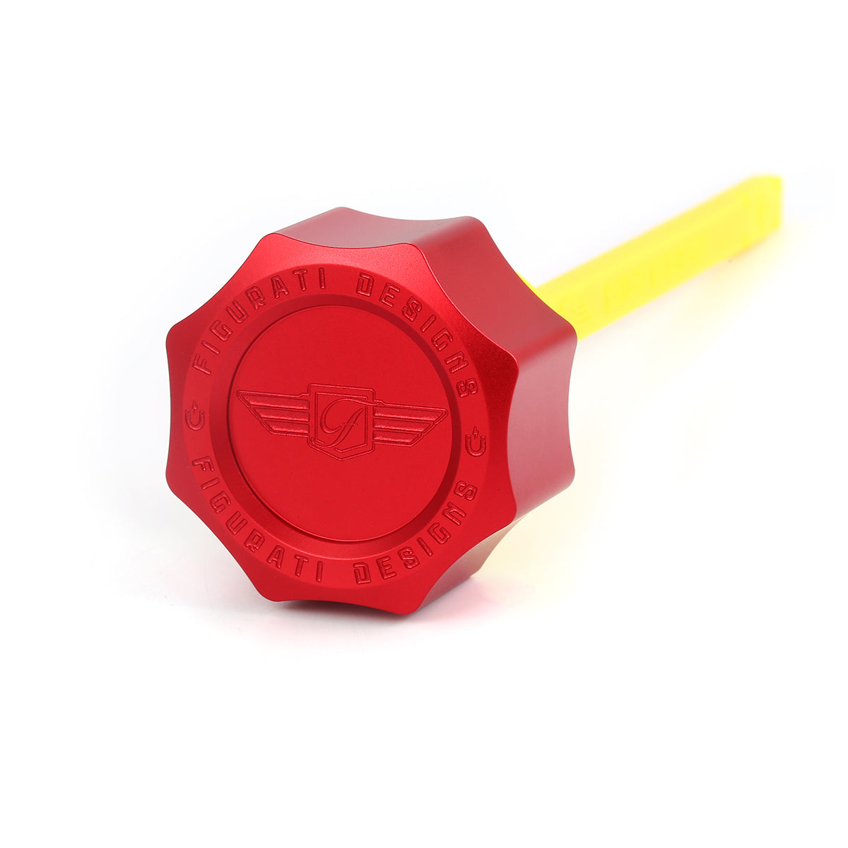 Performance Dipstick for Harley-Davidson Touring M8 (2017-2026) - Curved Red - image 1