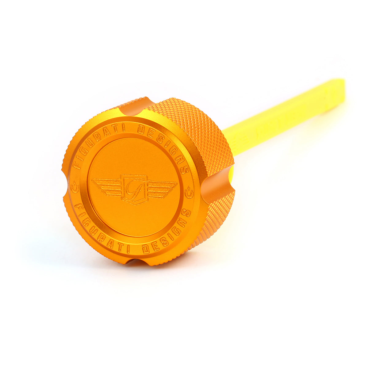 Performance Dipstick for Harley-Davidson Touring M8 (2017-2026) - Knurled Gold - image 1