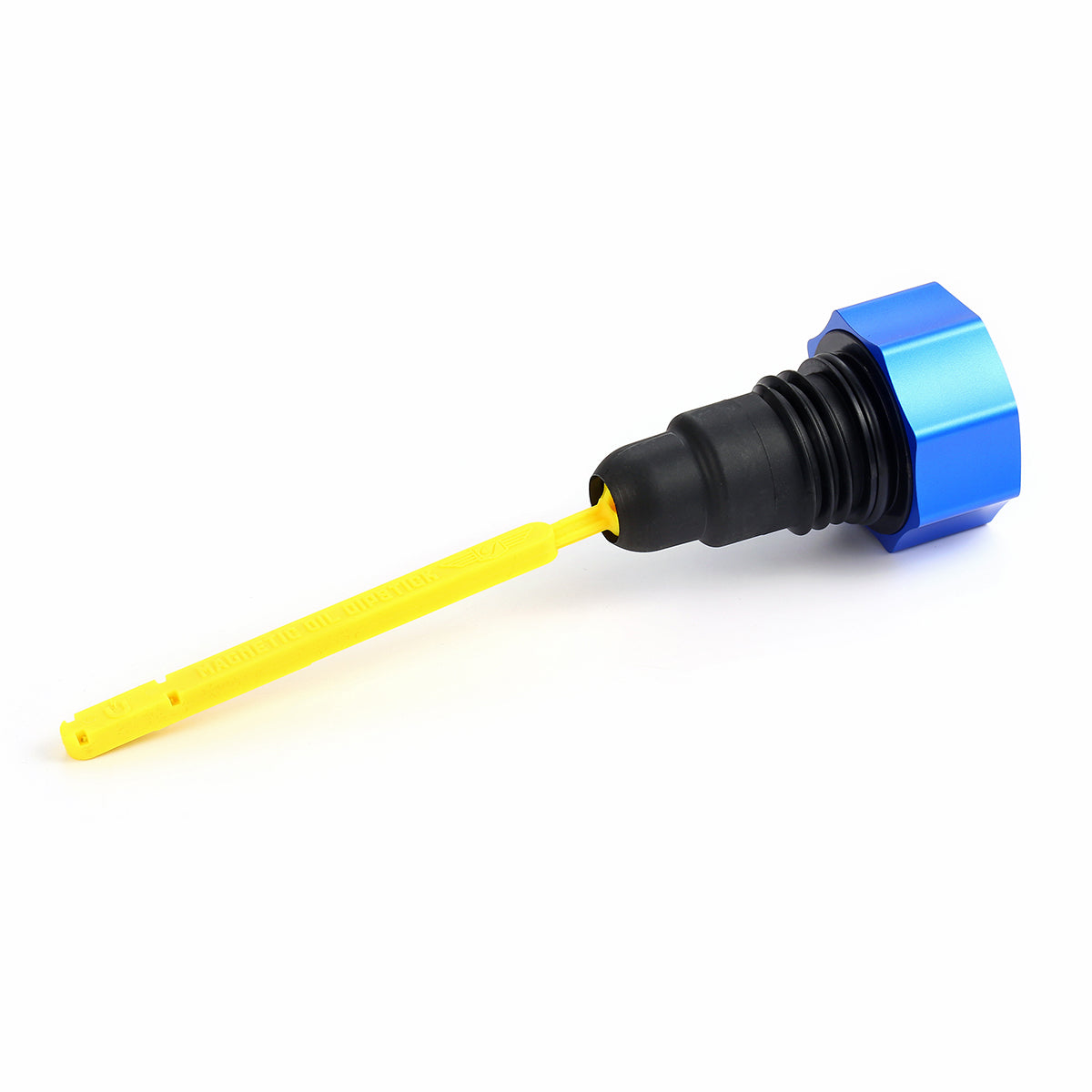 Performance Dipstick for Harley-Davidson Touring Twin Cam (2007-2016) - Curved Blue - image 2