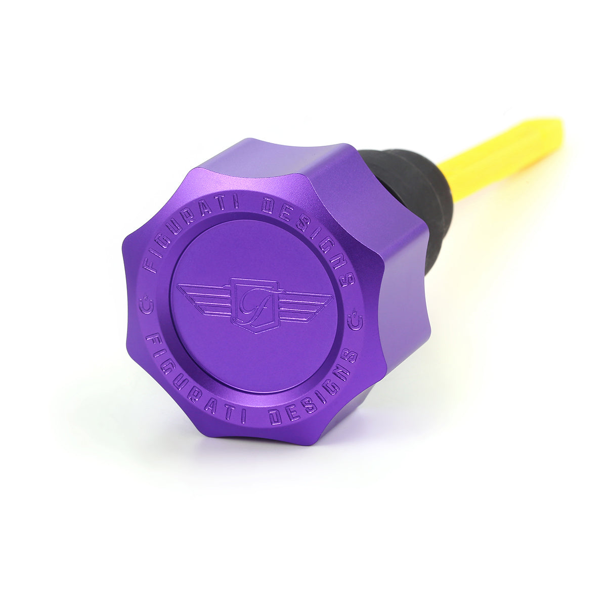 Performance Dipstick for Harley-Davidson Touring Twin Cam (2007-2016) - Curved Purple - image 1