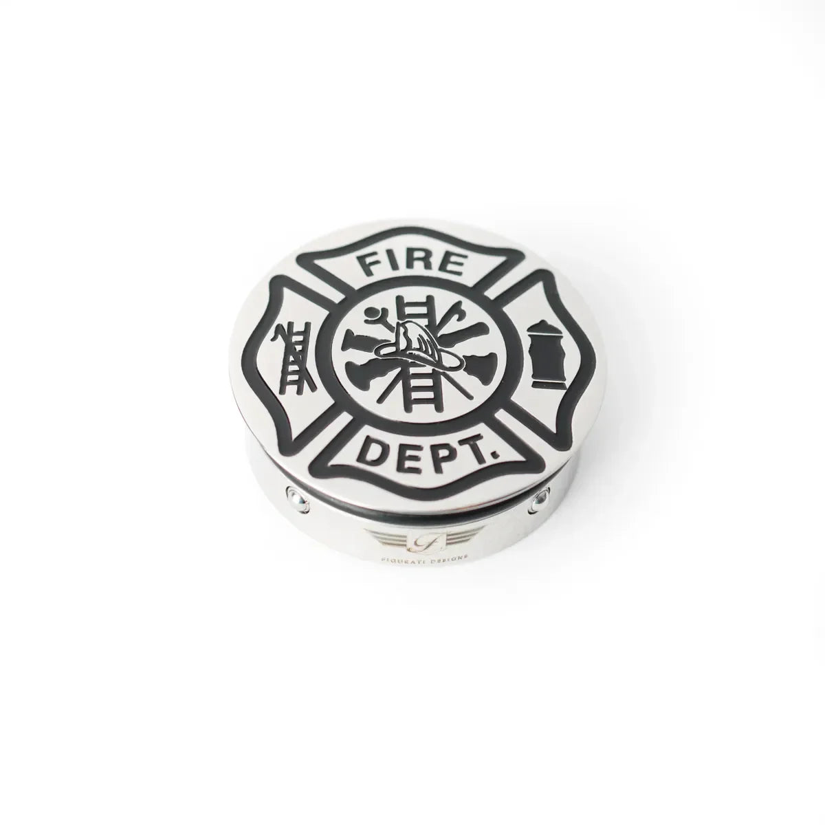 Harley-Davidson Stainless-Steel Swing Arm Covers Maltese Cross - FIRE - image 1