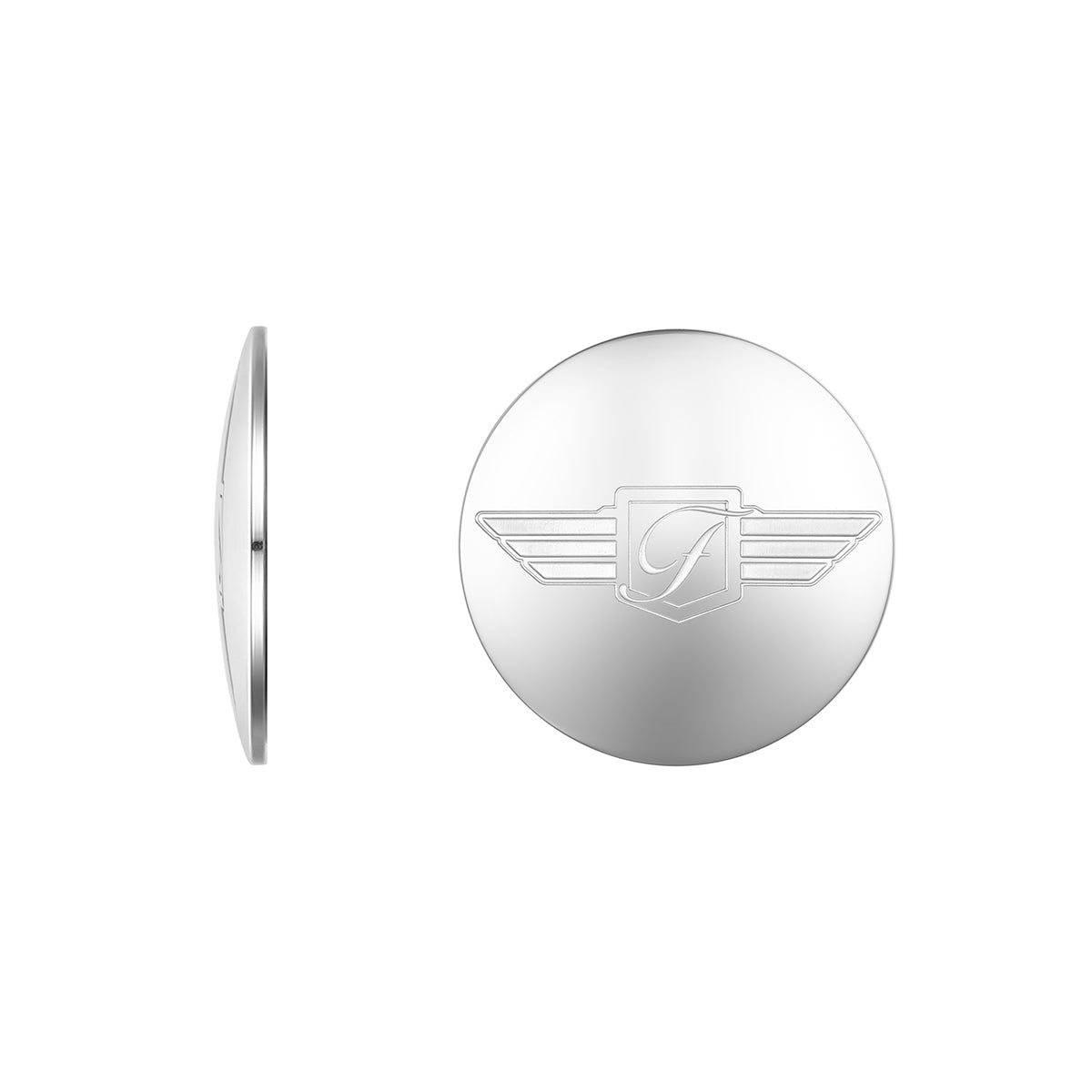 Harley-Davidson Stainless-Steel FD Logo Back Fender Cover - image 1