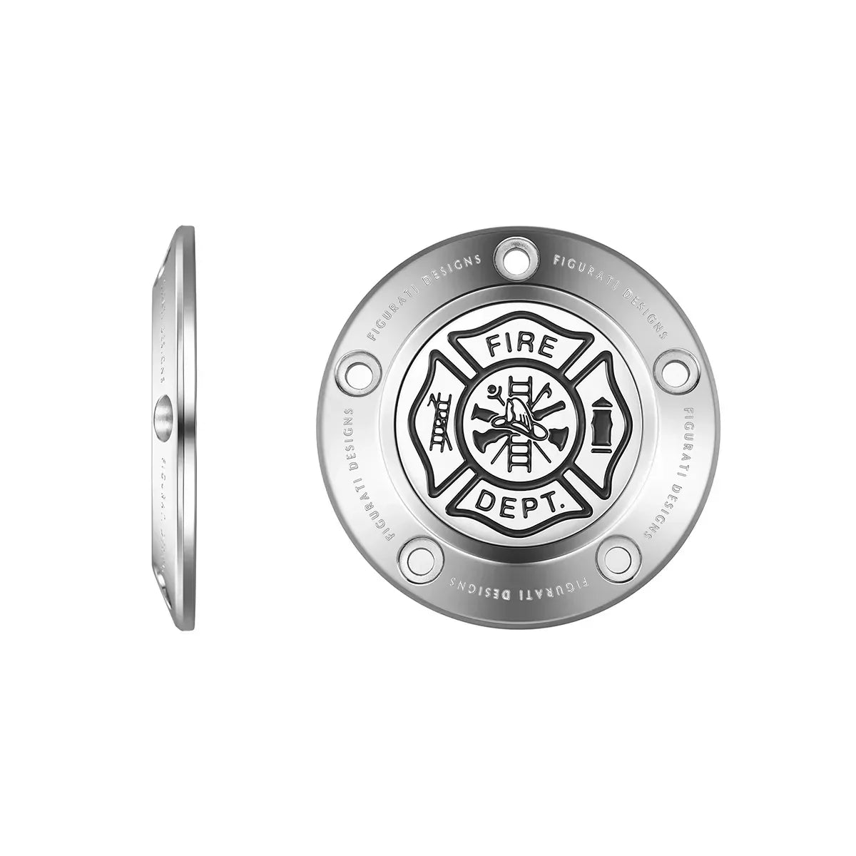 Harley-Davidson Stainless-Steel Maltese Cross - Reversed Twin Cam Timing Cover - image 1
