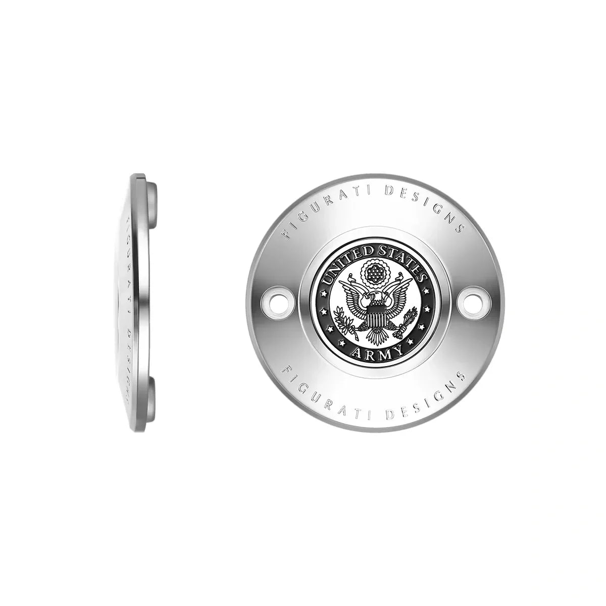 Harley-Davidson Stainless-Steel Officially Licensed US Army M8 Timing Cover - image 1