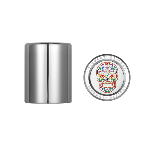 Harley-Davidson Stainless-Steel Sugar Skulls Docking Covers - image 1