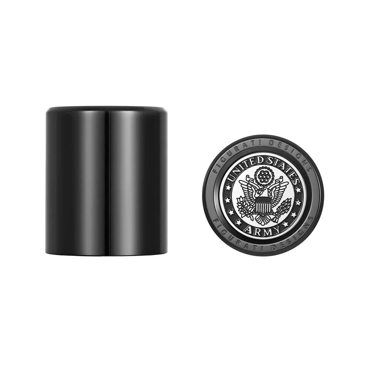Harley-Davidson Stainless-Steel/Black Officialy Licensed Army Docking Hardware - image 1