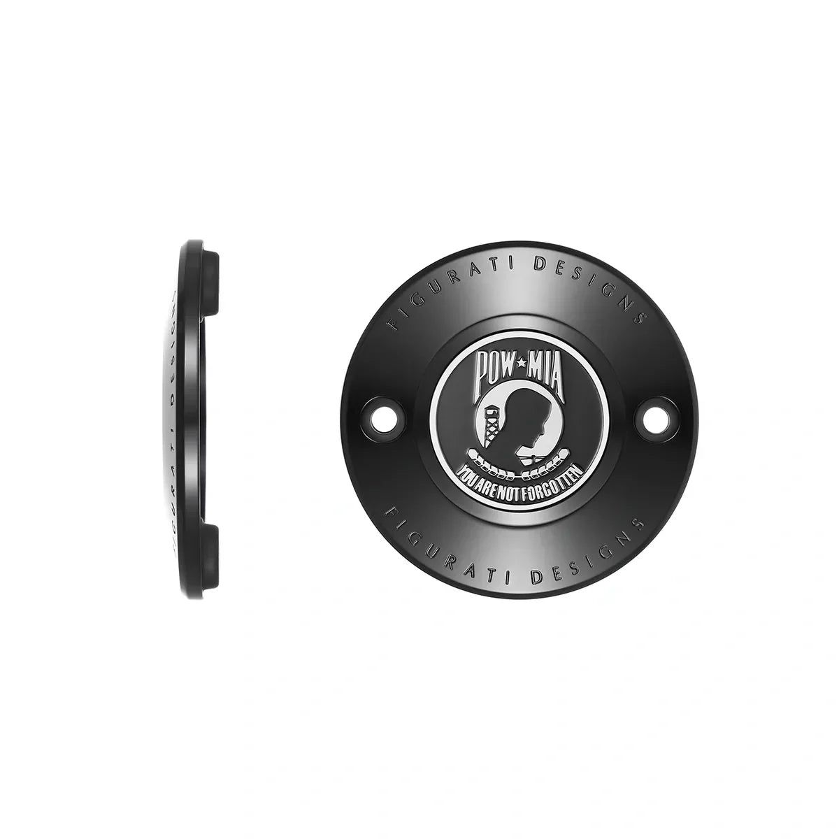 Harley-Davidson Stainless-Steel in Black POW MIA M8 Timing Cover - image 1