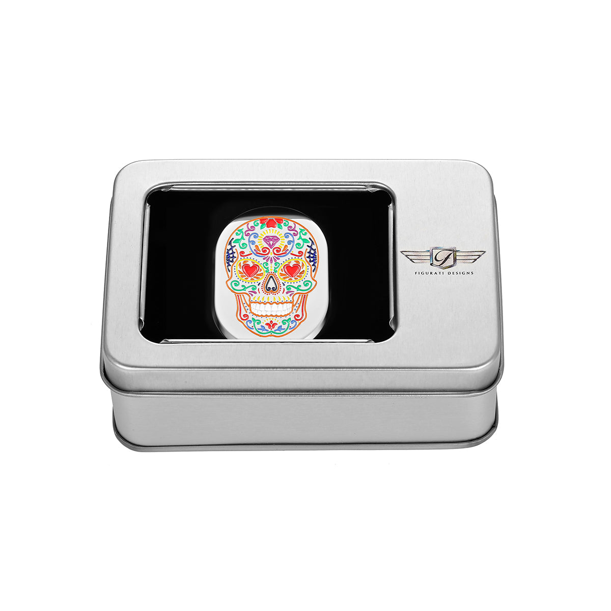 Harley-Davidson Stainless-Steel Antenna Sugar Skull Cover - Right - image 3