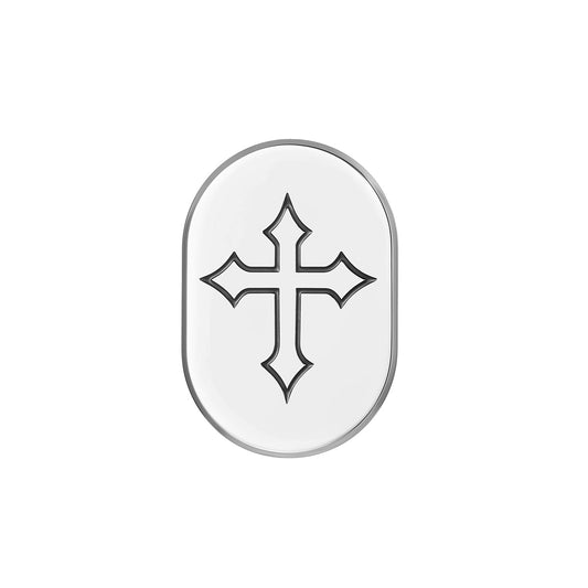 Harley-Davidson Stainless-Steel in Black Cross Antenna Cover - Right - image 1