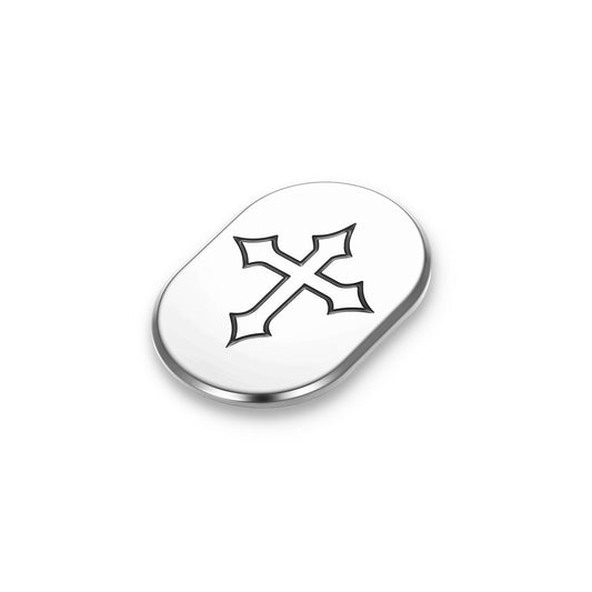 Harley-Davidson Stainless-Steel in Black Cross Antenna Cover - Right - image 2