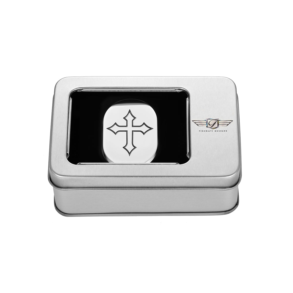 Harley-Davidson Stainless-Steel in Black Cross Antenna Cover - Right - image 3
