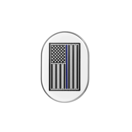 Harley-Davidson Stainless-Steel thin Blue Line Antenna Cover - Right - image 1