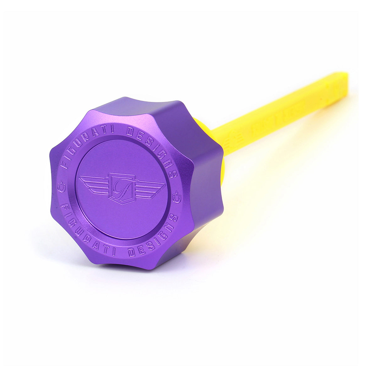 Performance Dipstick for Harley-Davidson Touring M8 (2017-2026) - Curved Purple - image 1