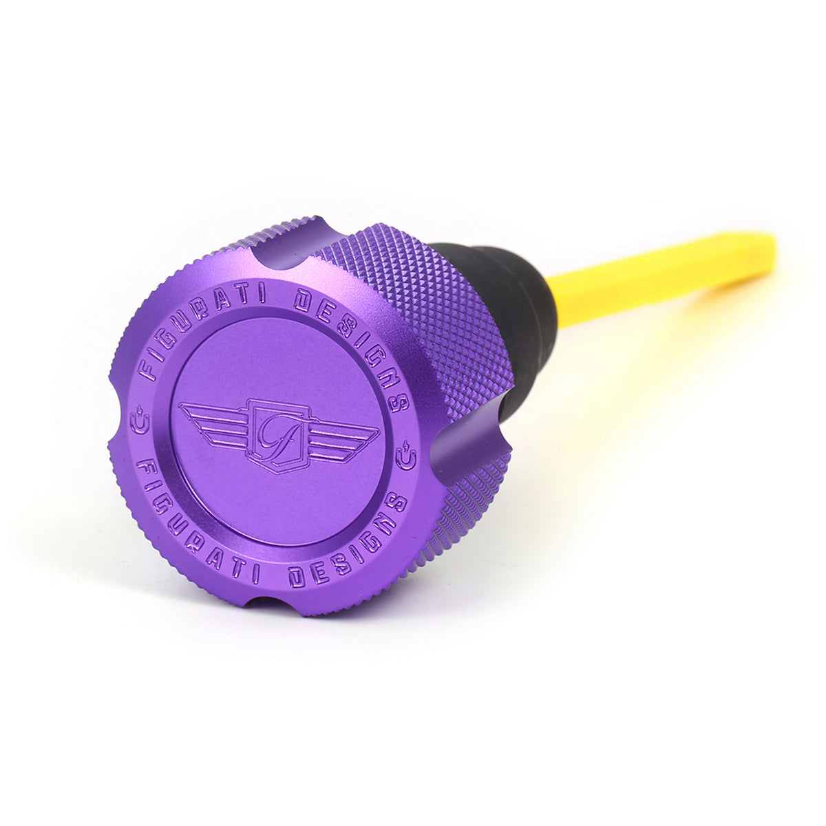 Performance Dipstick for Harley-Davidson Touring Twin Cam (2007-2016) - Knurled Purple - image 1