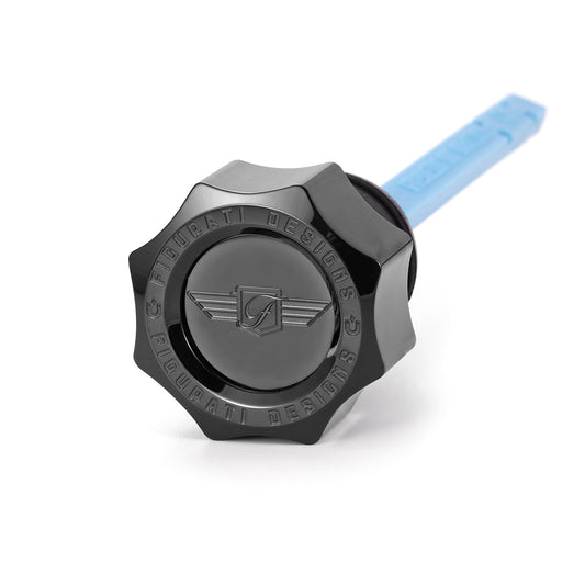 Magnetic Dipstick for Harley-Davidson FXR (1982-1994) - Curved Black - image 1