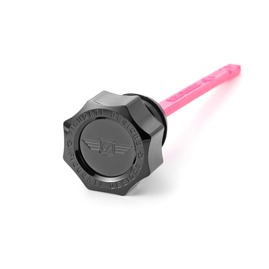Magnetic Dipstick for Harley-Davidson Touring Twin Cam (1999-2006) - Curved Black - image 1