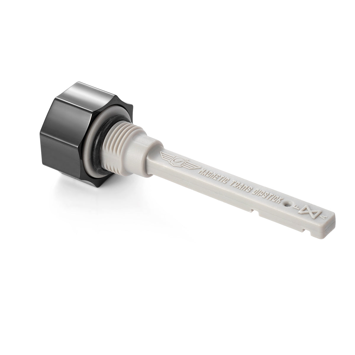Magnetic Transmission Dipstick for Harley-Davidson M8 (2017-2026) - Curved Black - image 2