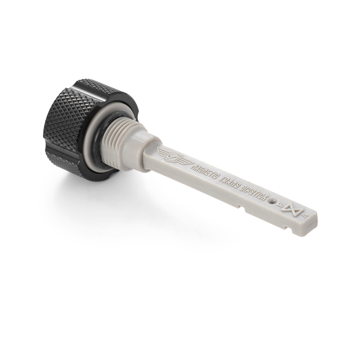 Custom Magnetic Transmission Dipstick for Harley-Davidson M8 (2017-2026) - Knurled Black - Full Color - image 2