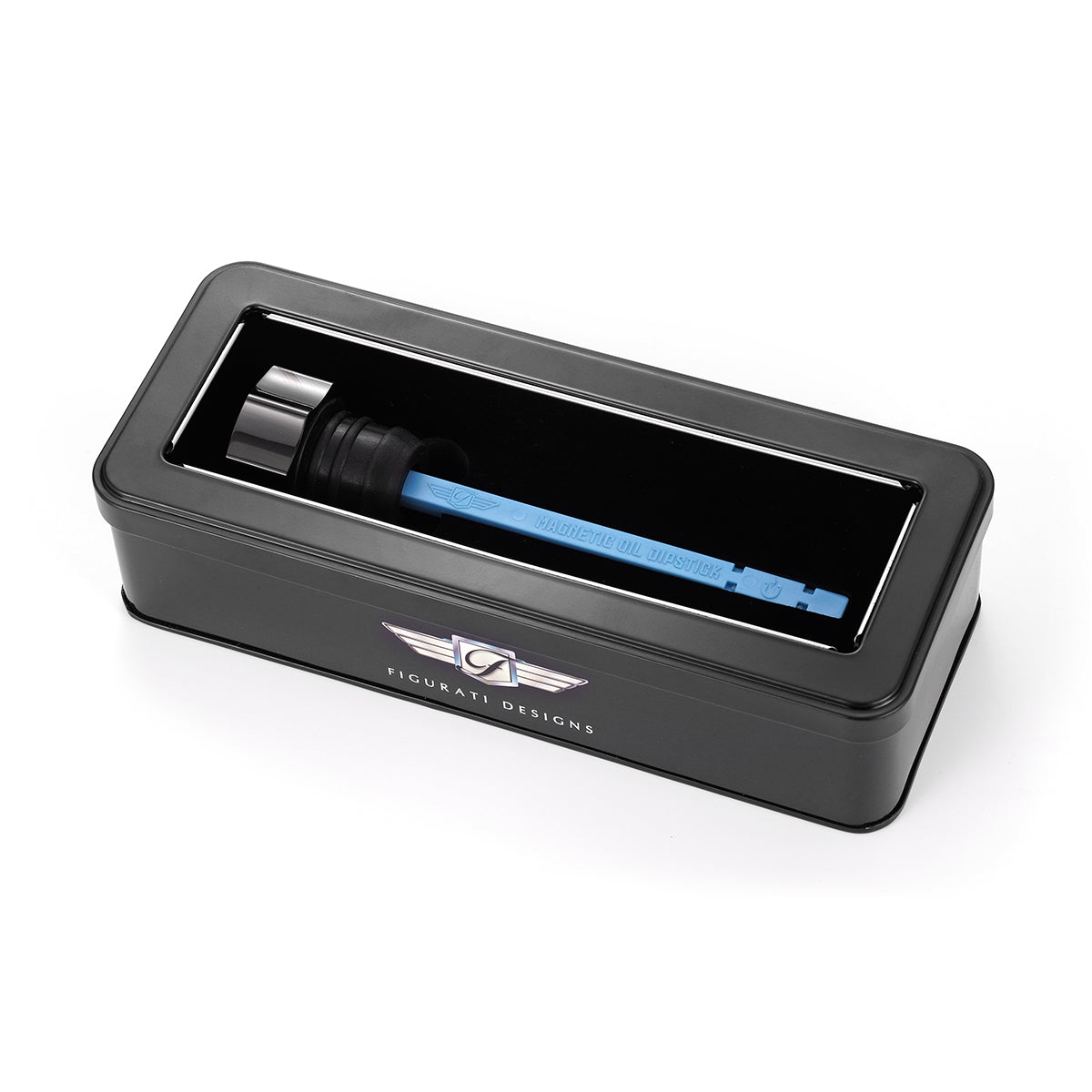 Magnetic Dipstick for Harley-Davidson FXR (1982-1994) - Curved Black - image 3