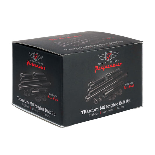 Performance Titanium M8 Engine Bolt Kit - Race Black - image 1