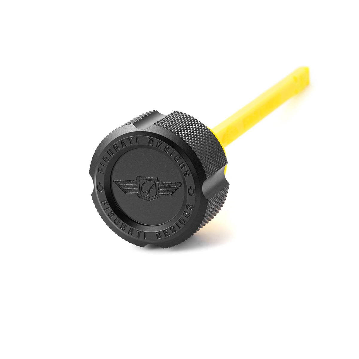 Performance Dipstick for Harley-Davidson Touring M8 (2017-2026) - Knurled Black - image 1
