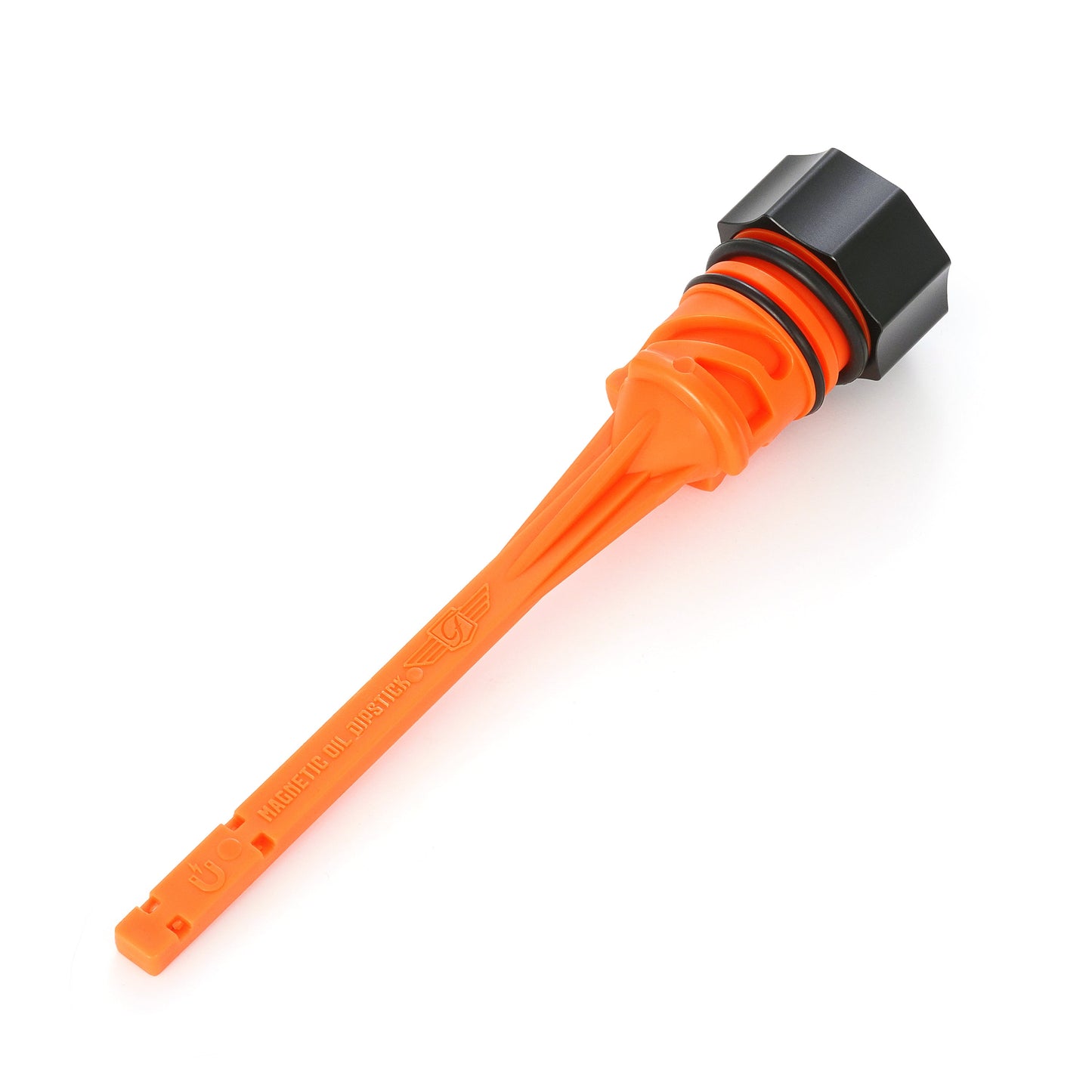 Performance Magnetic Dipstick for Harley-Davidson M8 Softail (2018-2026) - Curved Black - image 2