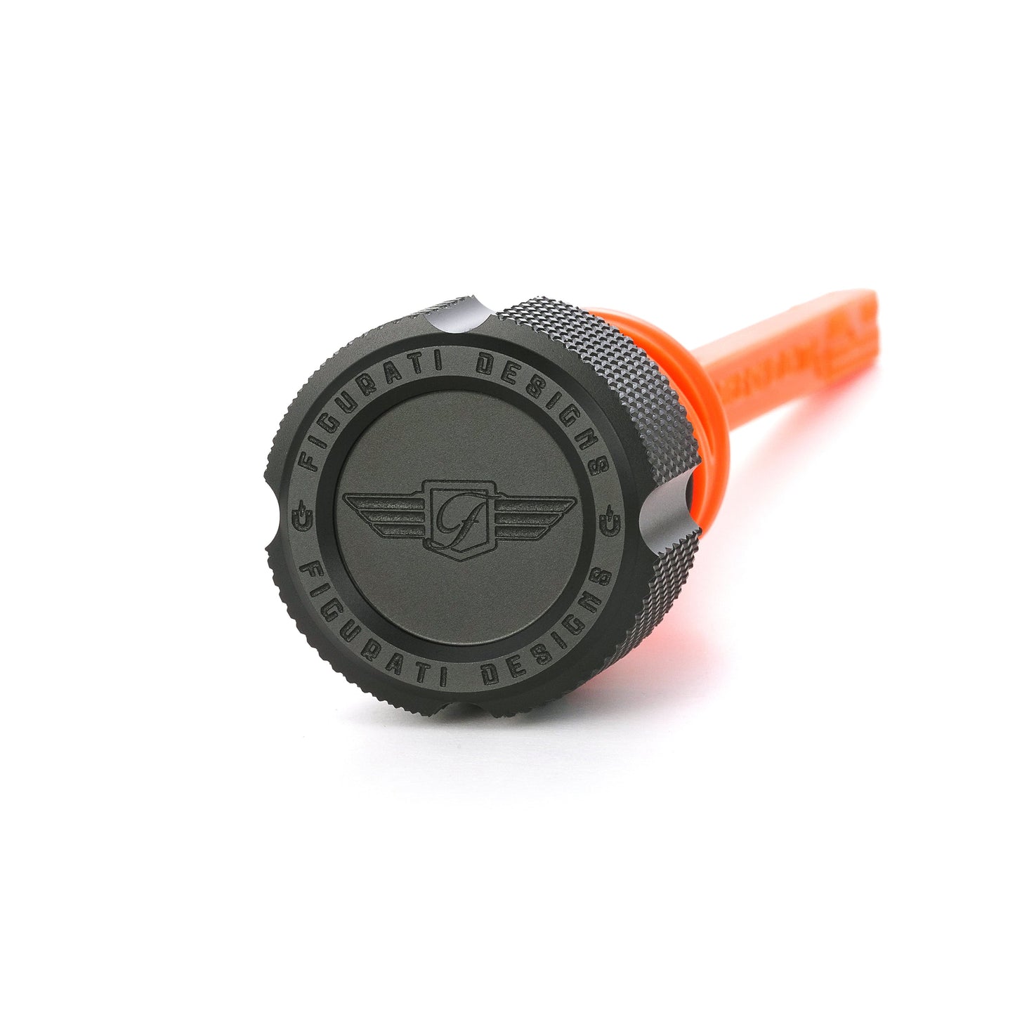 Performance Magnetic Dipstick for Harley-Davidson M8 Softail (2018-2026) - Knurled Black - image 1