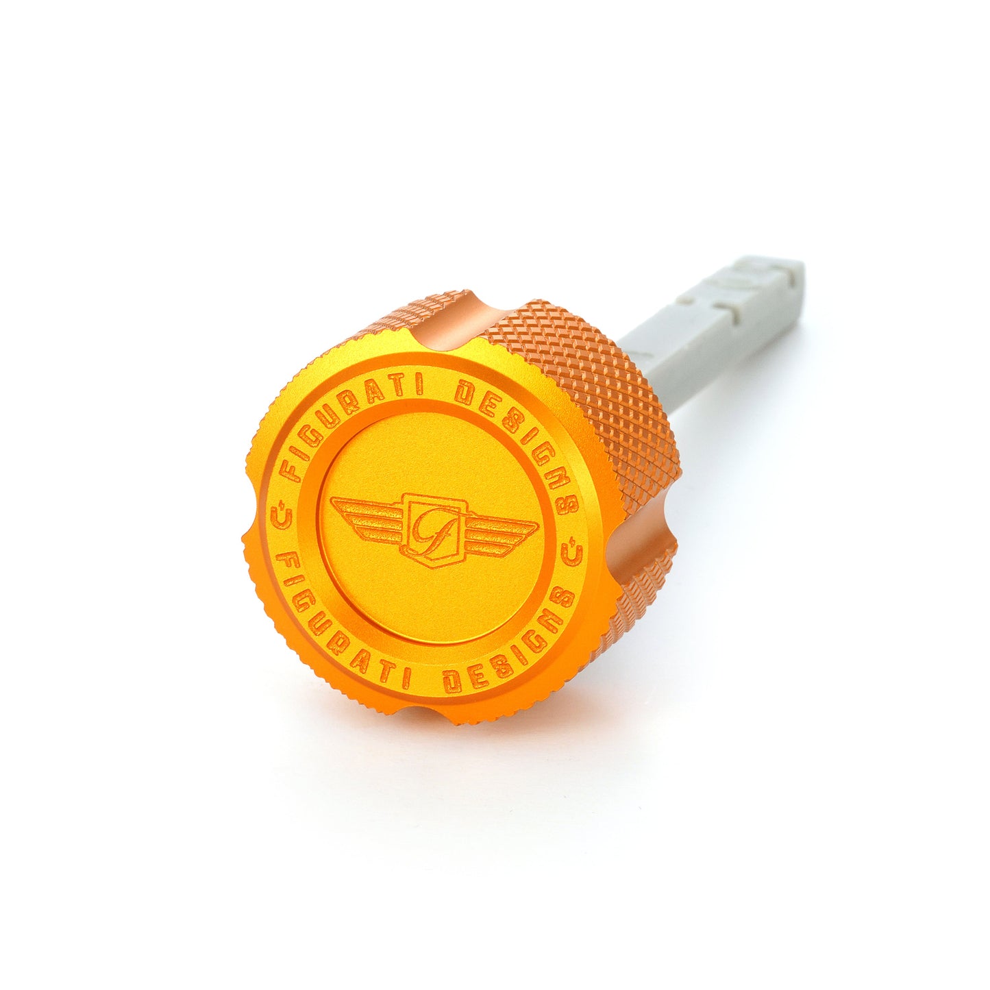 Performance Magnetic Transmission Dipstick for Harley-Davidson M8 (2017-2026) - Knurled Gold - image 1