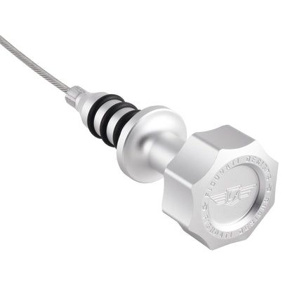 Performance Magnetic Engine Oil Dipstick for RAM 6.7L Cummins Turbo Diesel I6 - Curved Silver - image 1