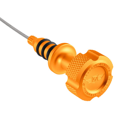 Performance Magnetic Engine Oil Dipstick for RAM 6.7L Cummins Turbo Diesel I6 - Knurled Gold - image 1
