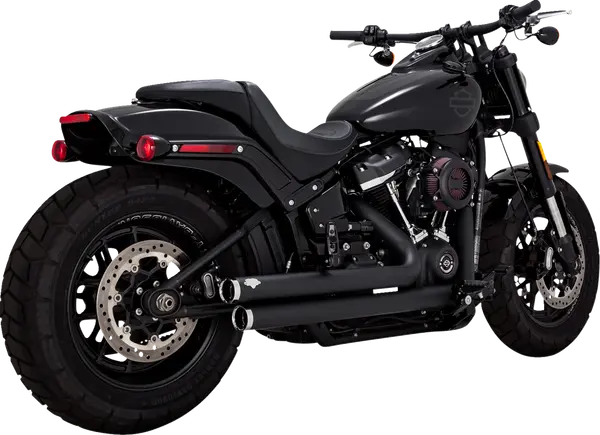 Vance & Hines 2-2 Big Shots Staggered Exhaust for M8 Softail
