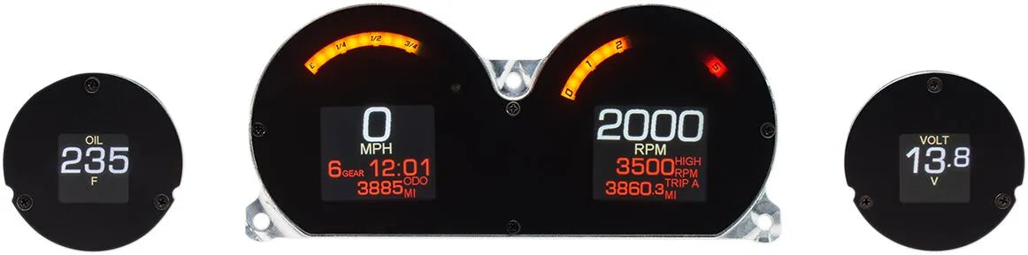 Dakota Four Gauge MLX Kit - Touring (2014-2023)