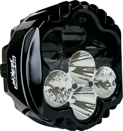Custom Dynamics Shark Demon LED Headlight Kit With Pedestal Mount