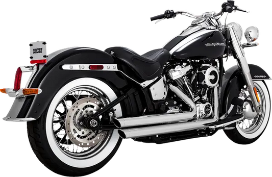 Vance & Hines 2-2 Big Shots Staggered Exhaust for M8 Softail