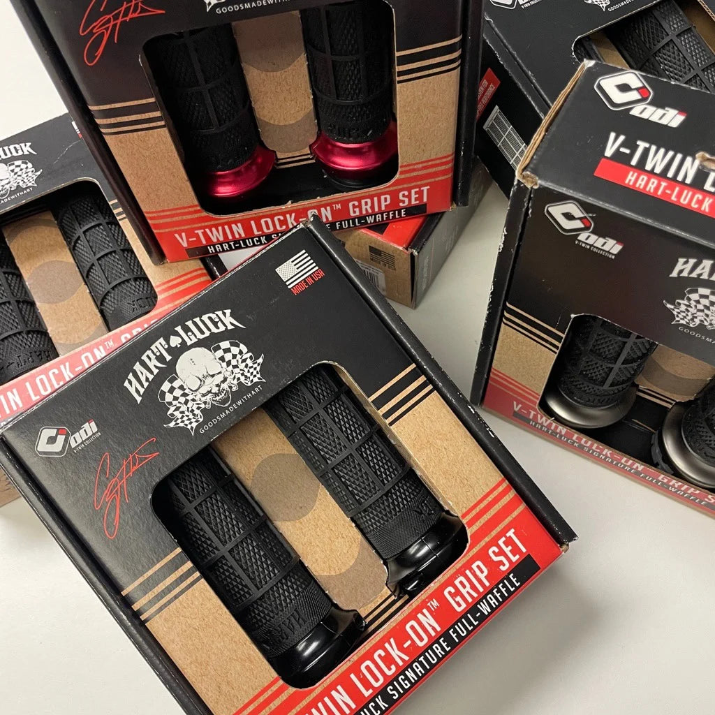 مقابض Hart-Luck Signature V-Twin Lock-On™